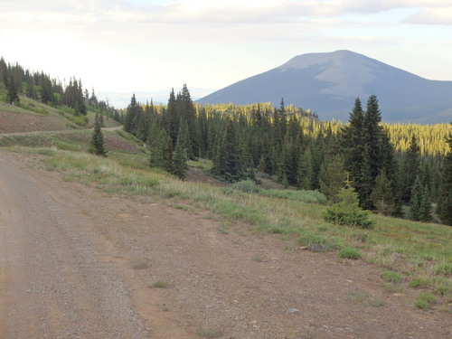 GDMBR: Sunlight is making its way into the Tarryall Creek Valley.